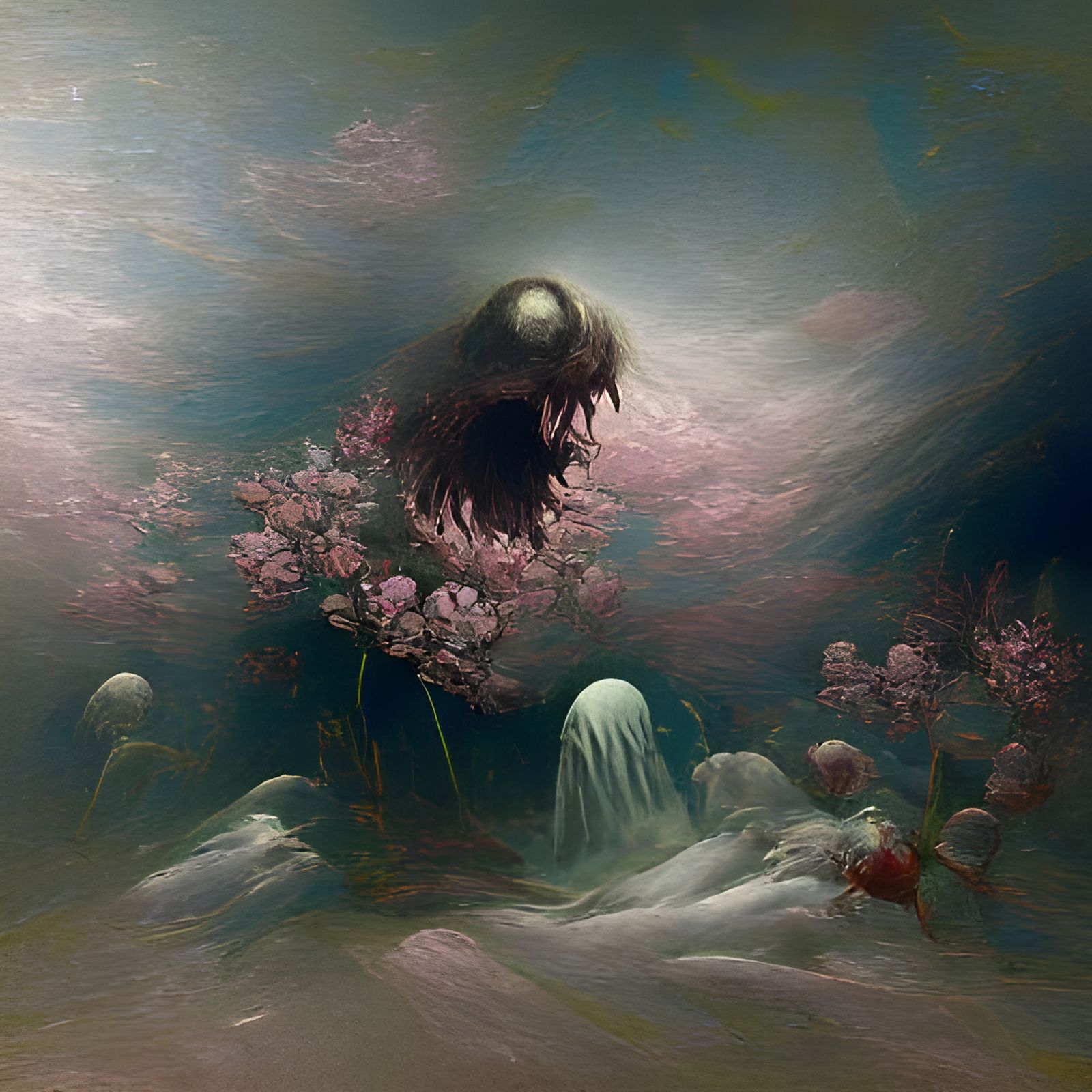 Dreamless Blossom in Horror Style