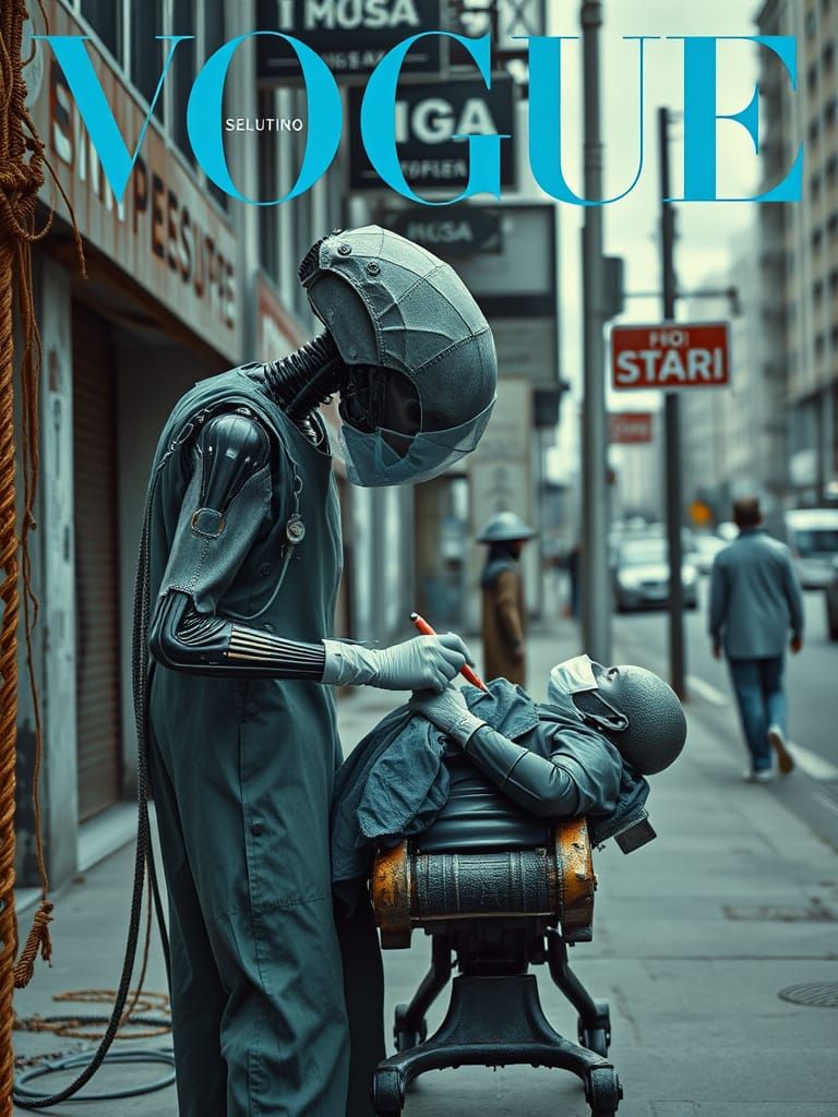 Alien Surgeon Performs Futuristic Operation on Urban Street ...