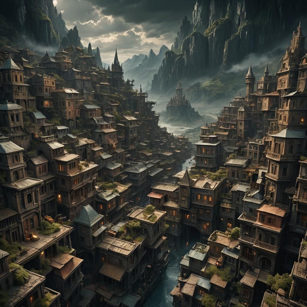 Endurance in Darkness: A Digital Matte Painting