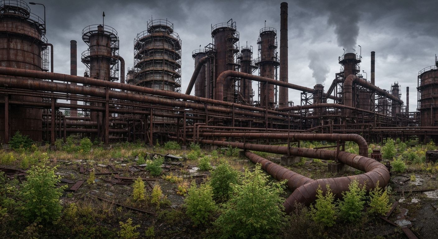 Abandoned German Eisenhütten Industrial Landscape
