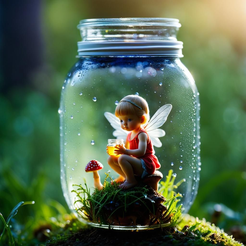 Fairy in a Jar: Macro Photography of Tiny World