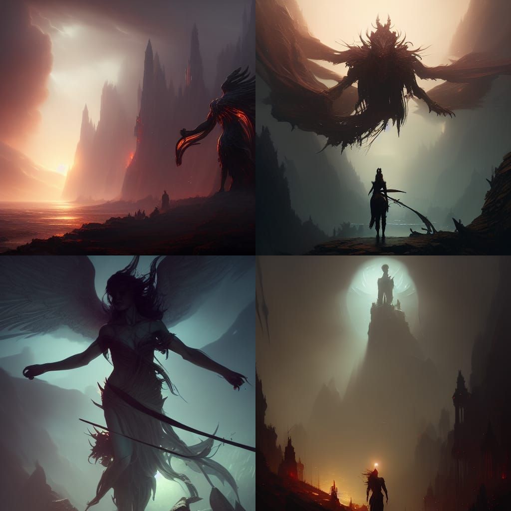 Guardian of Dreams: Dark Fantasy Concept Art