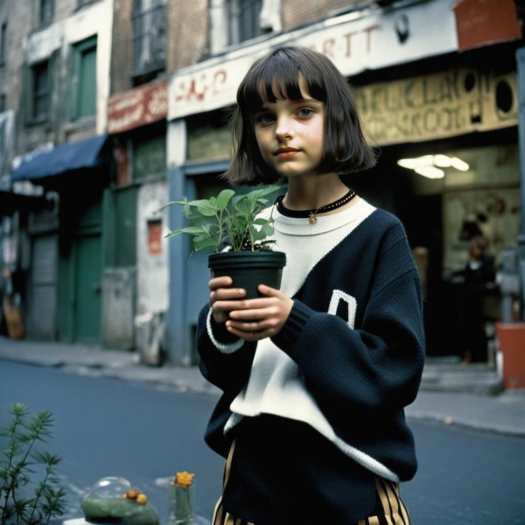 Natalie Portman as Matilda in Leon, Film Still