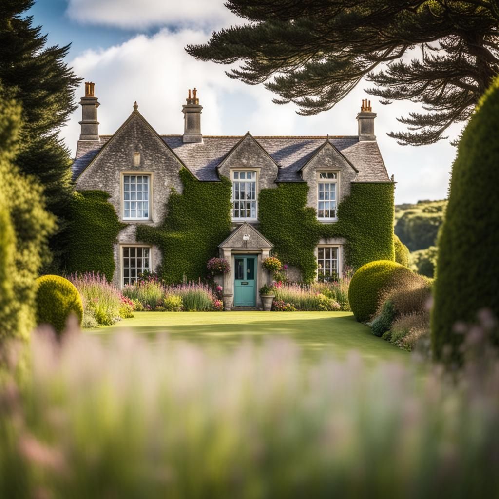 Idyllic English Country House in Cornwall