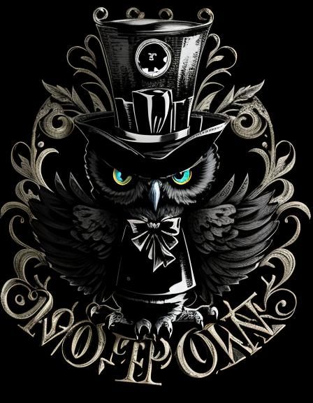 Owl Wearing a Top Hat