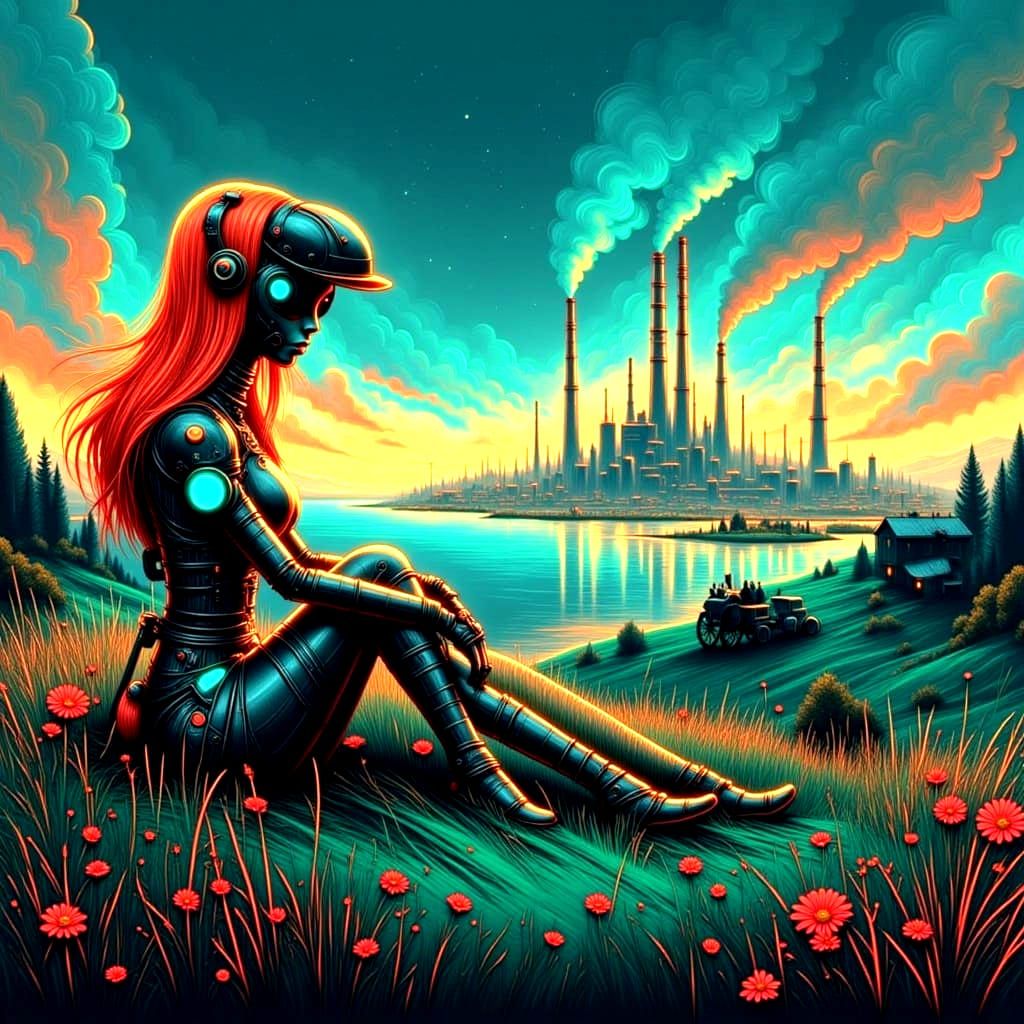 A Retrofuturistic Robot