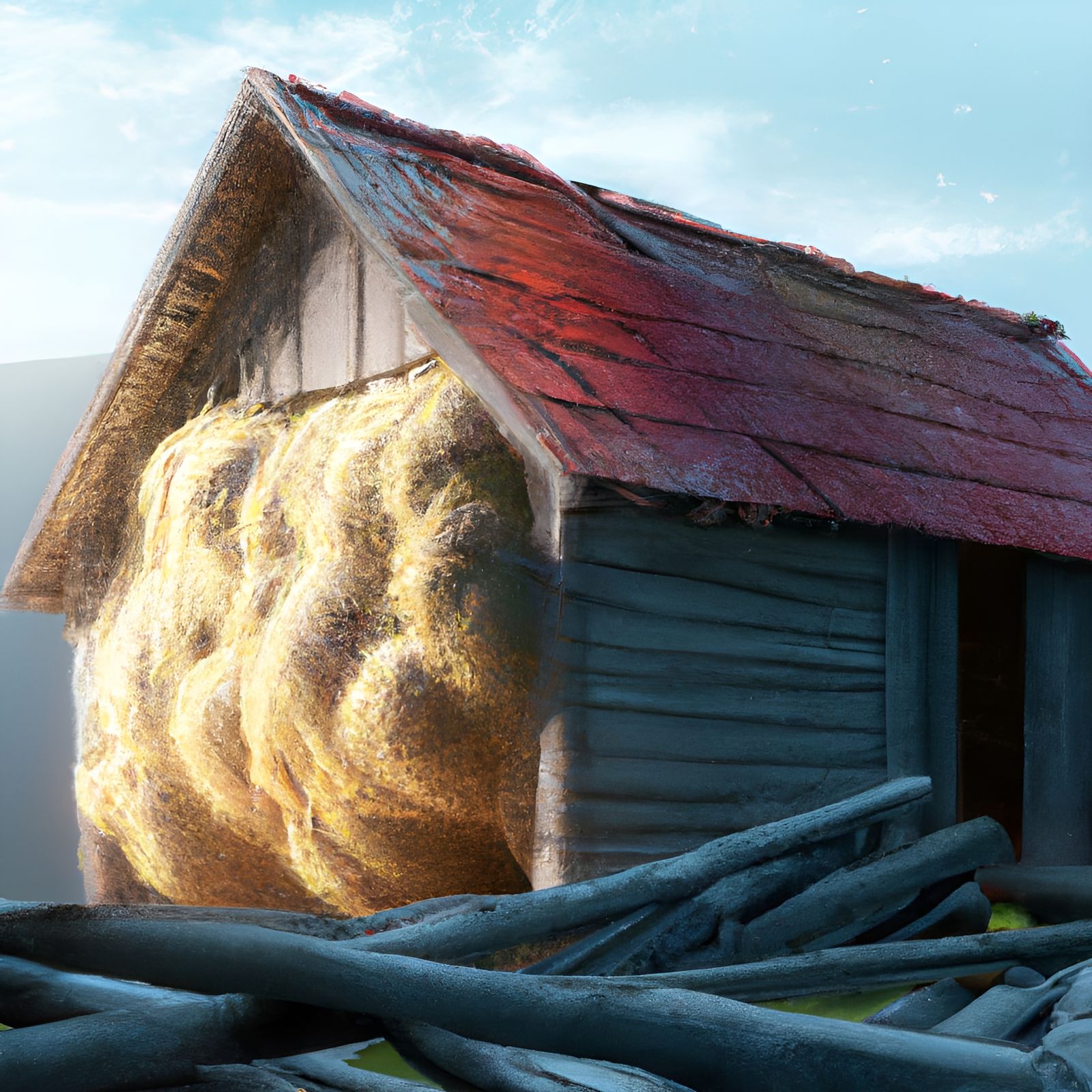Yarn Barn in Sunny Octane Render