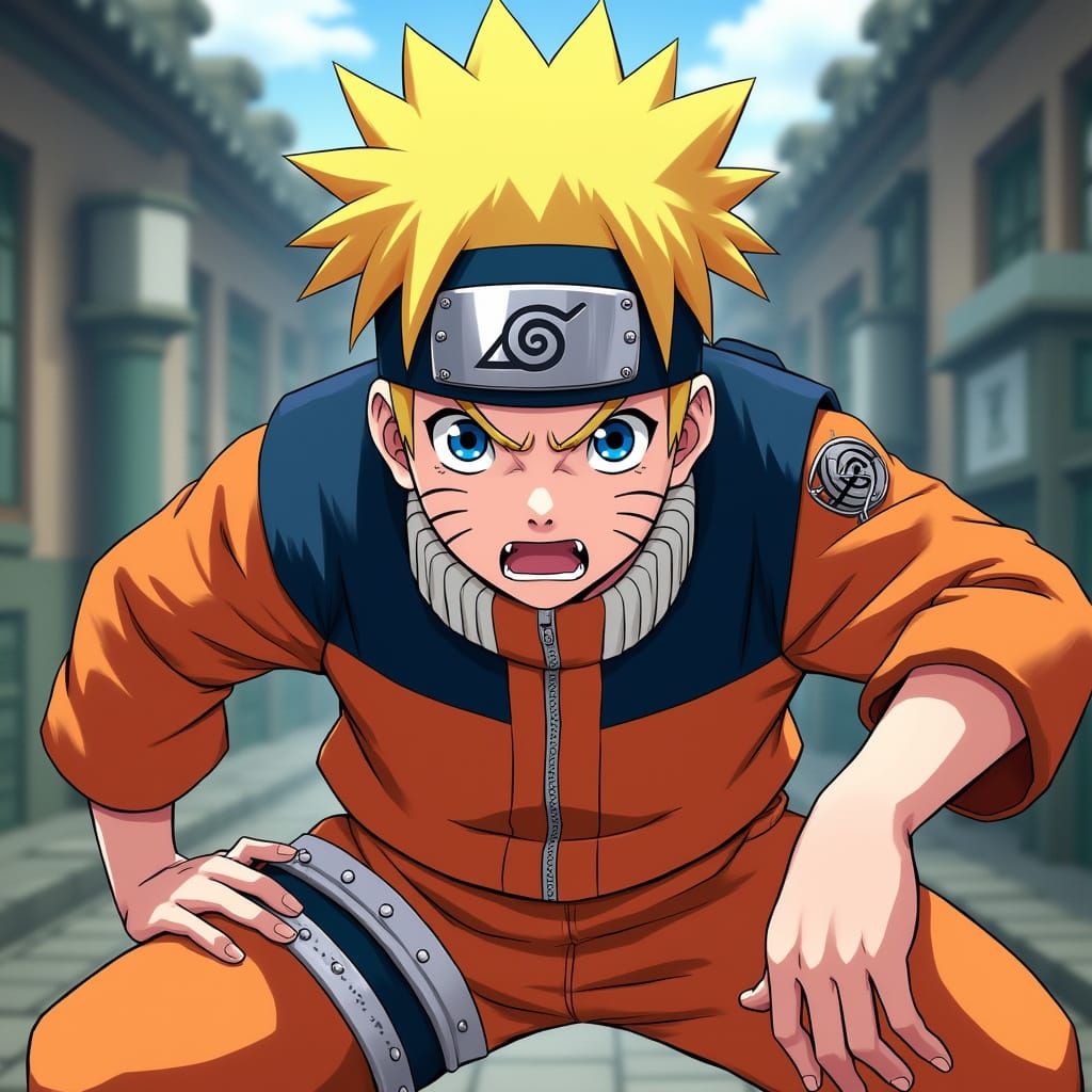Naruto in Anime Key Visual Style