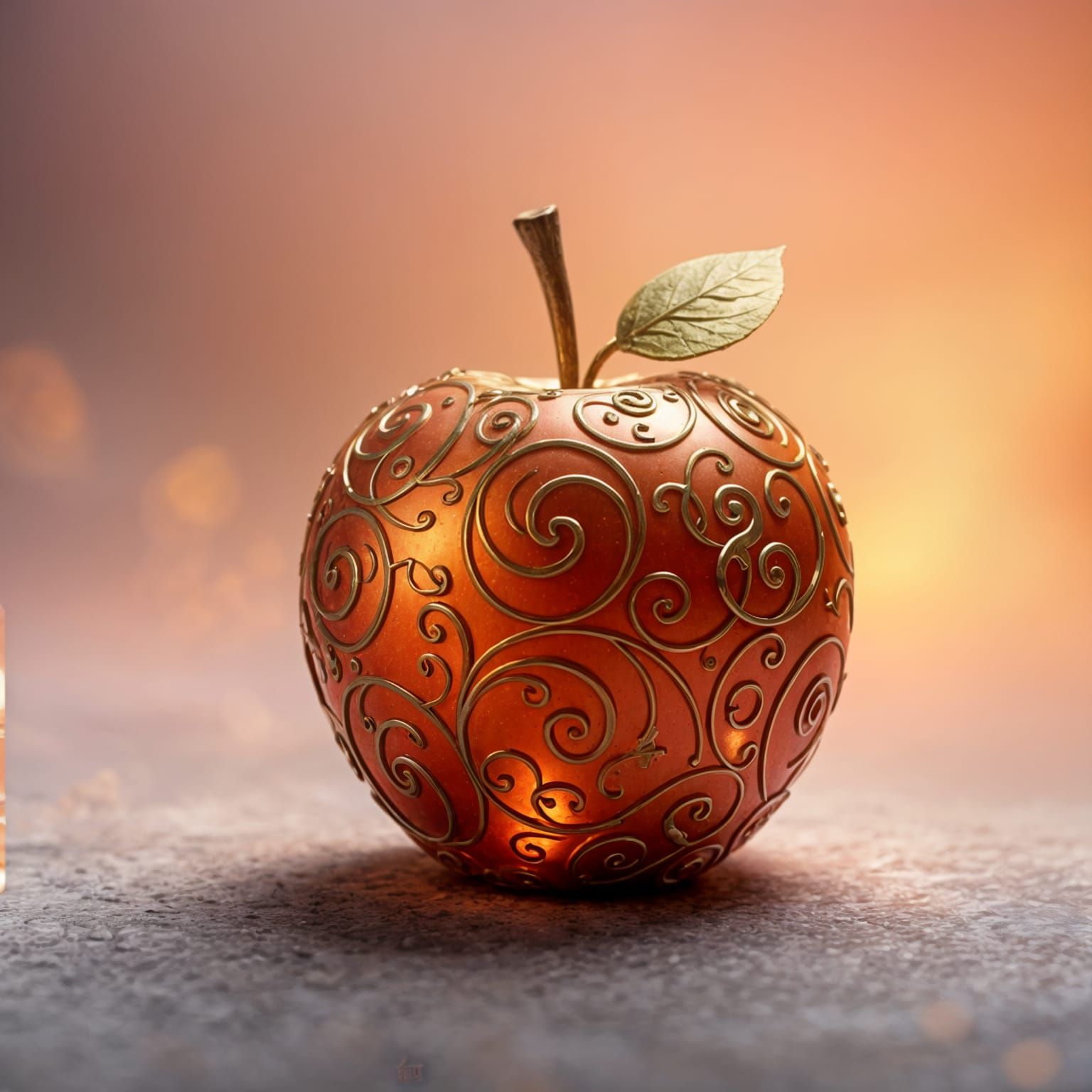 Grandma's Apple Essence in Fantastical Art