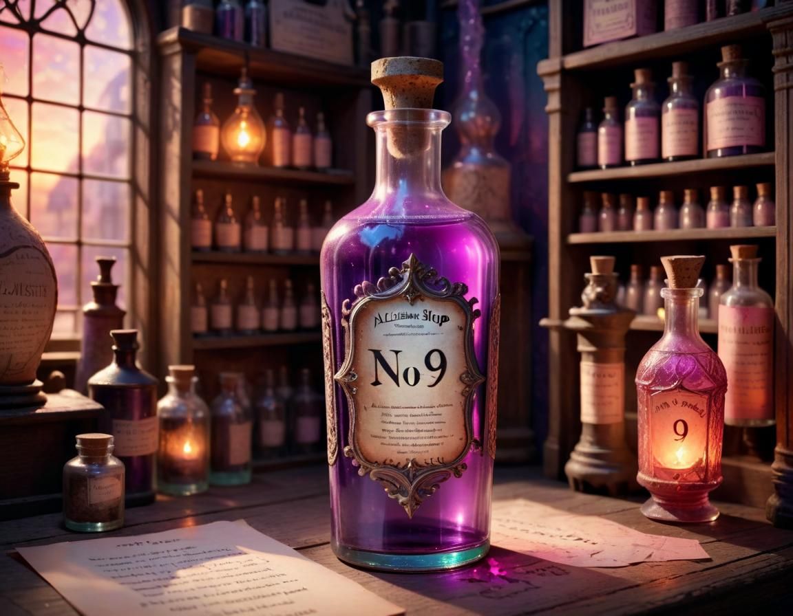 Love Potion Number Nine in Alchemist Shop