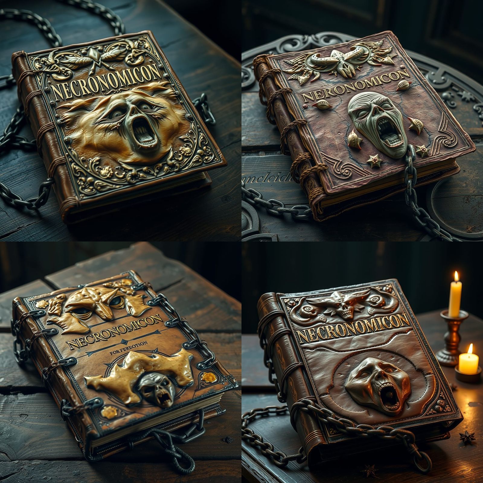 Cinematic Necronomicon: Chained Book of Human Skin