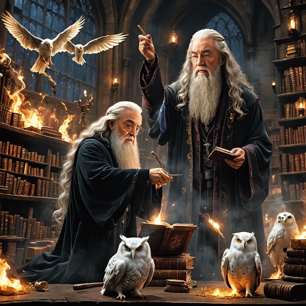 Sometimes a wizard's spells can go a bit awry