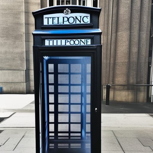 iPhone in a Telephone Box: Modern Meets Classic