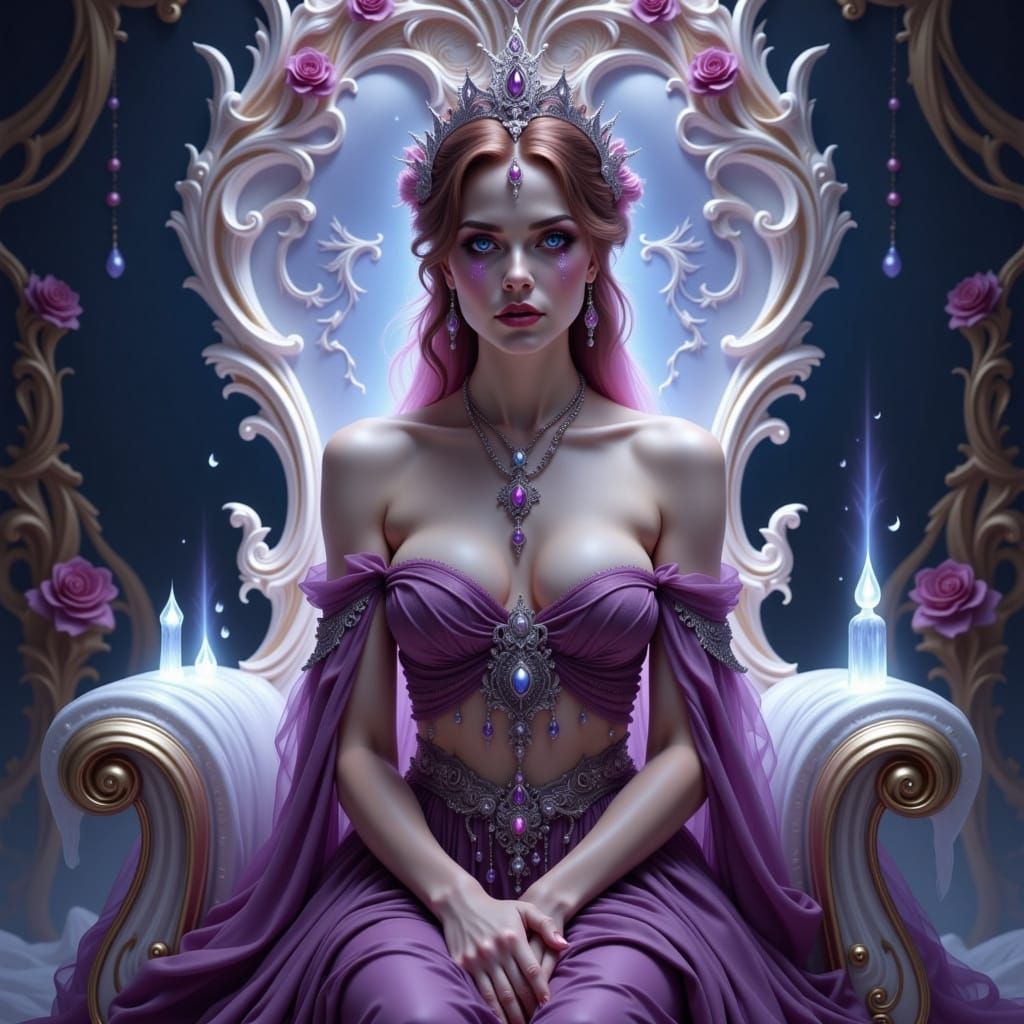 Princess Lachrymosa Crystal Throne Ethereal Light