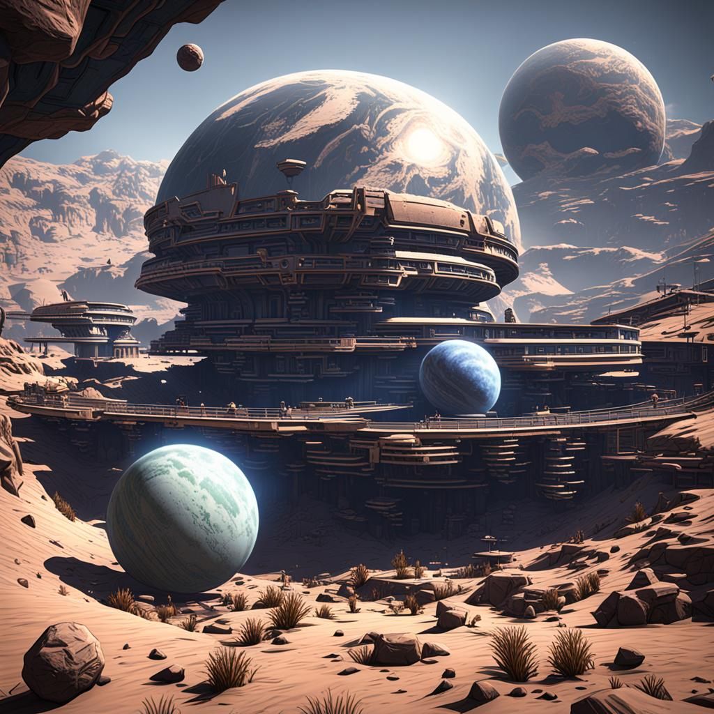Spectacular Alien Planets in Unreal Engine Style