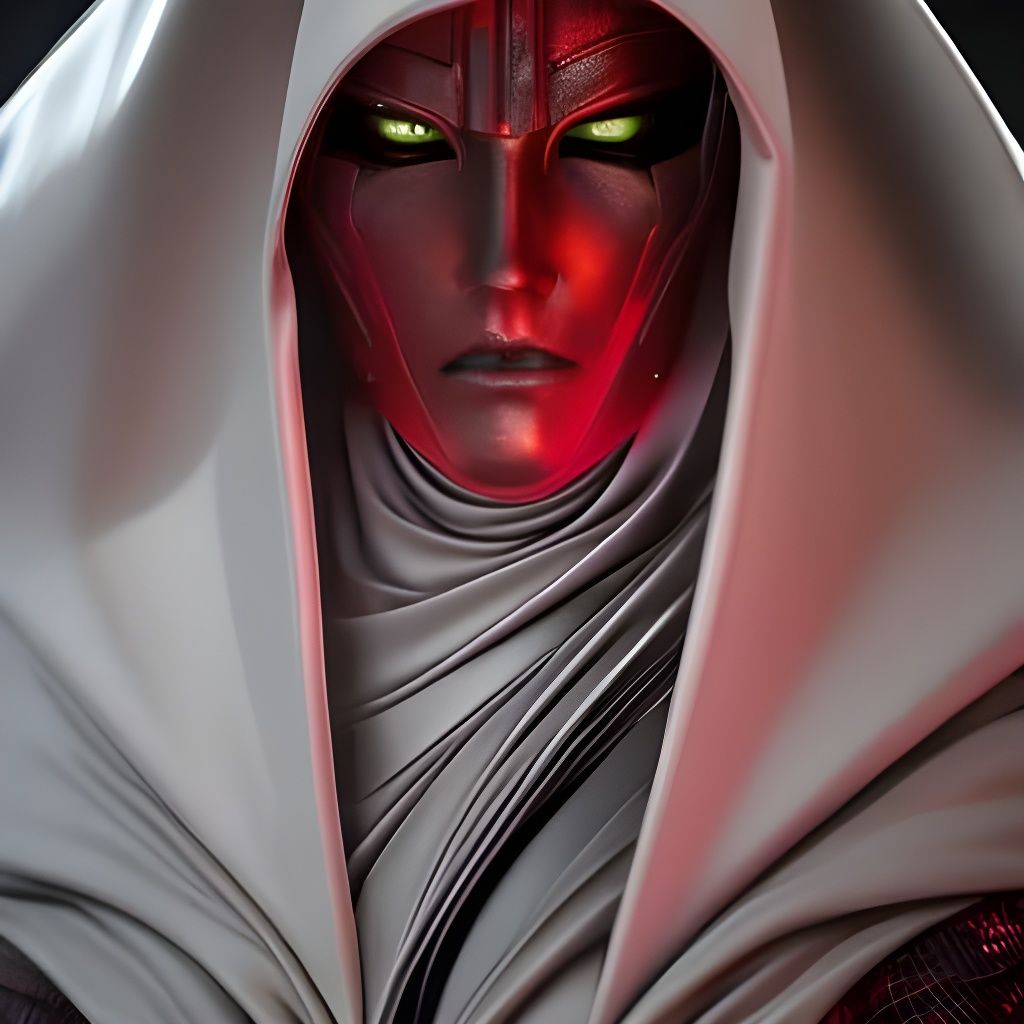 Fierce Female Sith Lord in Renaissance Style