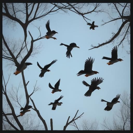 AI Generated Image of Birds