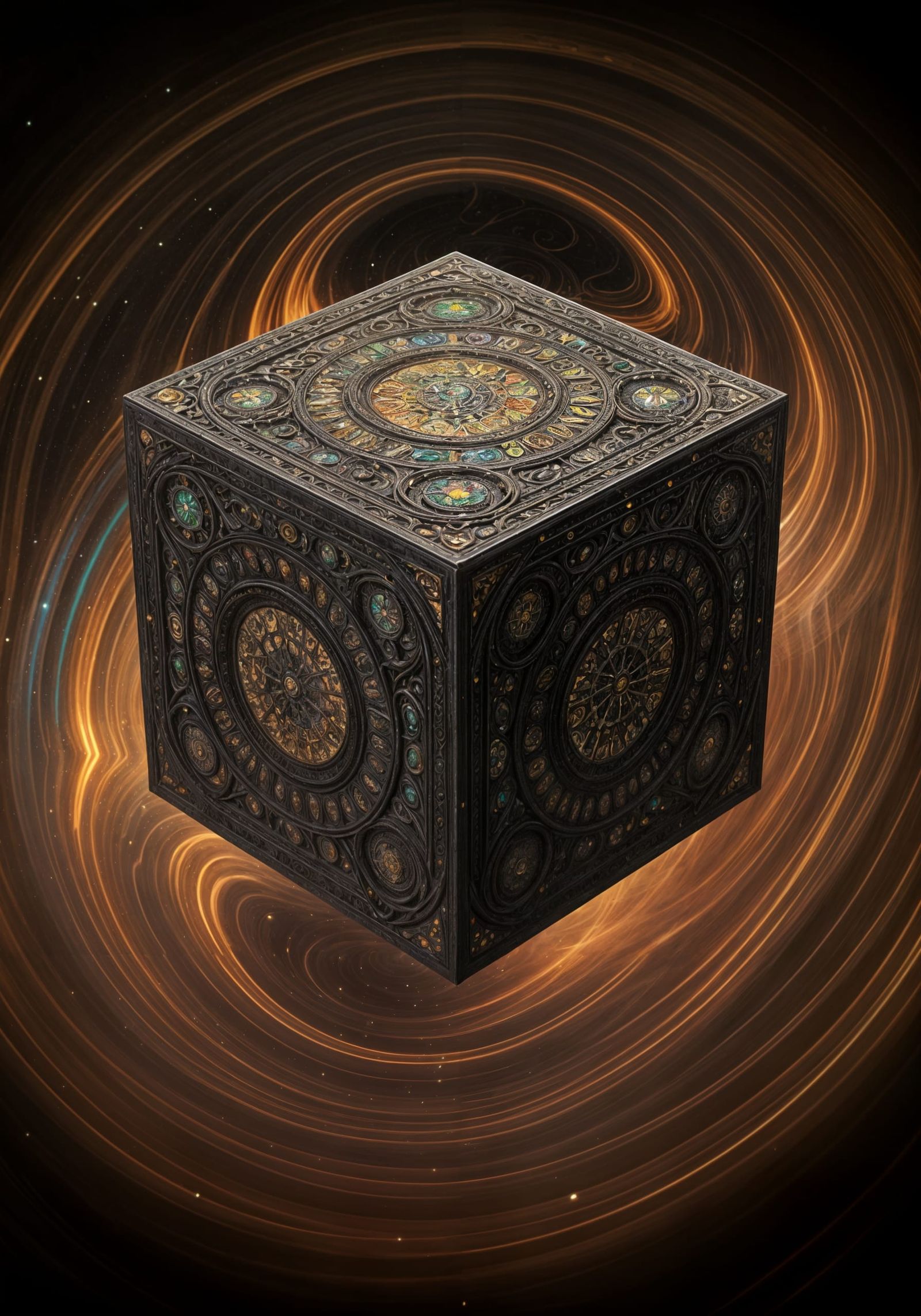 Majestic Elven Cube in Ethereal Mist