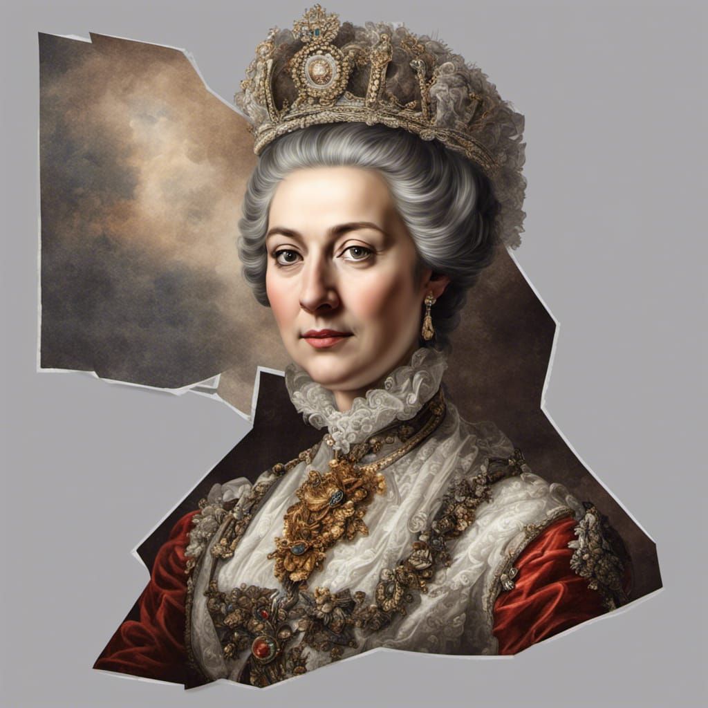 Catherine the Great Portrait as Telegram Sticker
