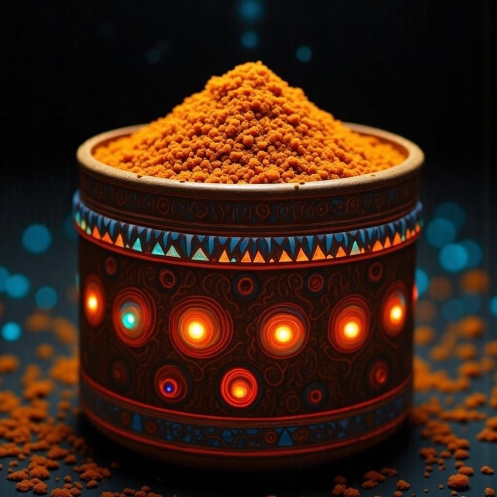Glowing Spice Melange with Native American Influence