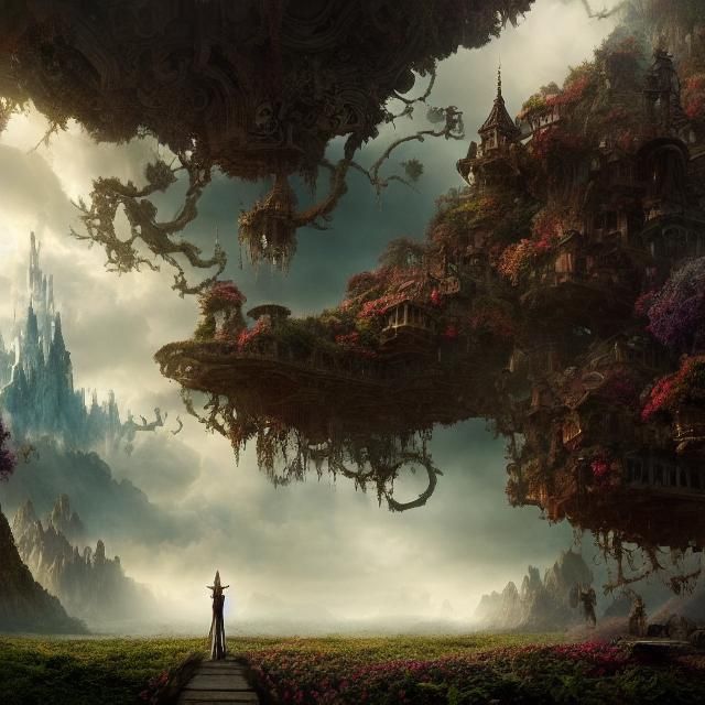 Epic Wonderland: Dramatic Digital Matte Painting