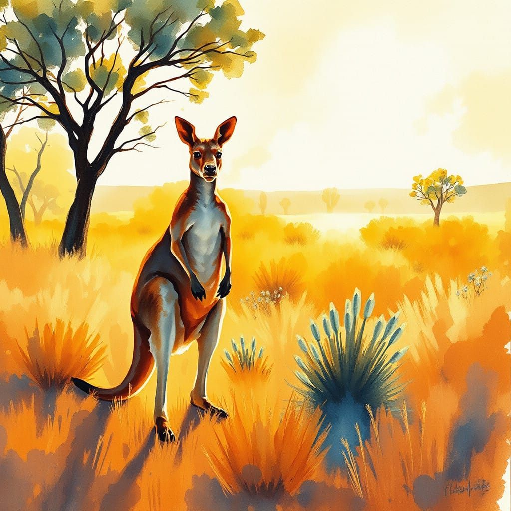 Surreal Australian Outback Landscape Captured in Impressioni...