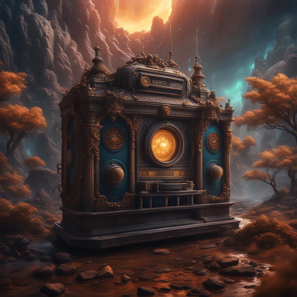 Ethereal Spirit Emerges from Radio