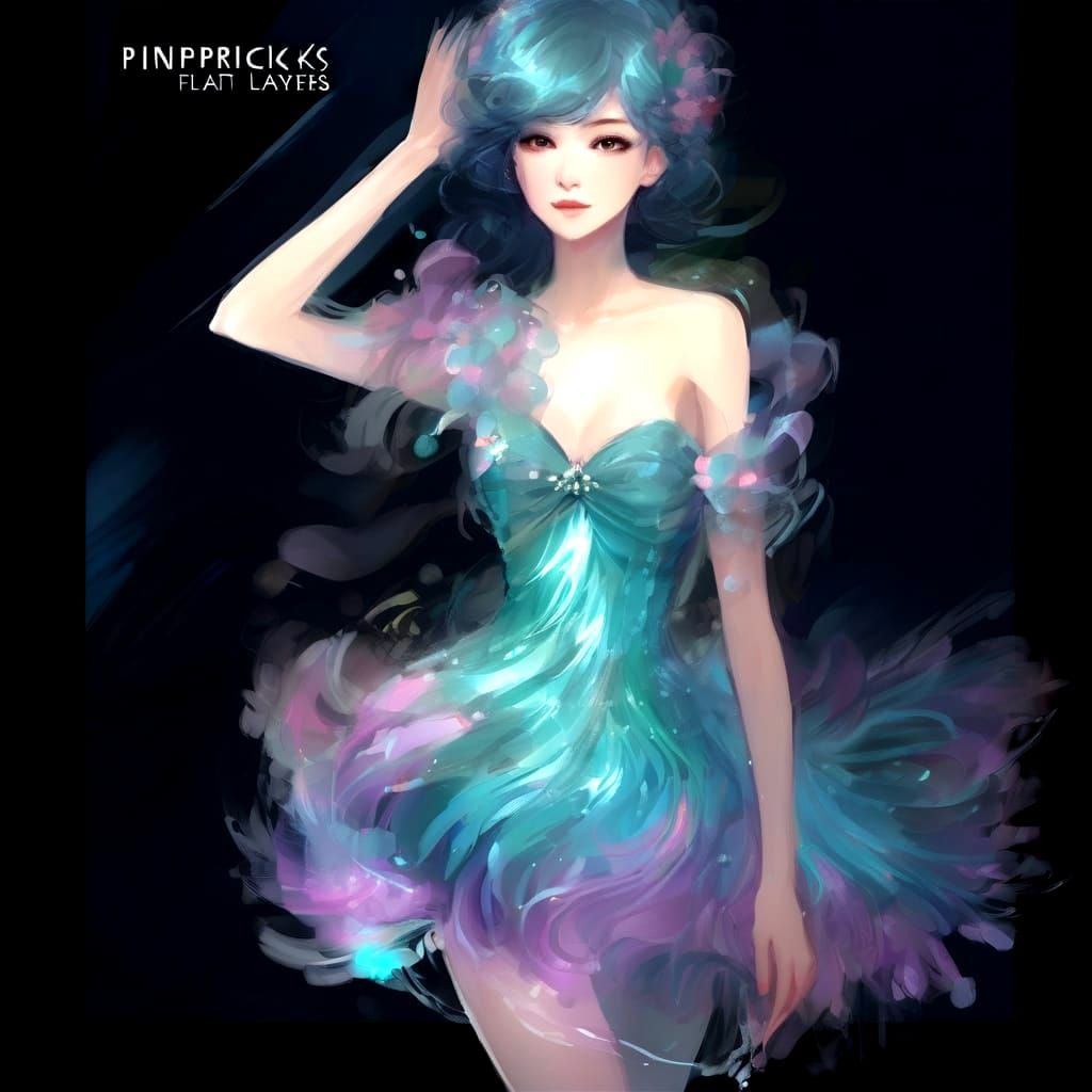 Dreamlike Anime-Inspired Digital Art with Fluffy Brushes and...