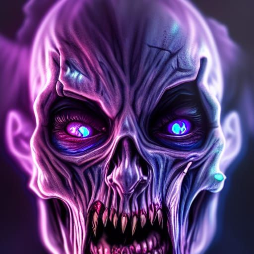 Ominous Undead Evil in Photorealistic Horror Style