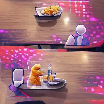 Abstract Geometric Design in Vibrant Colors