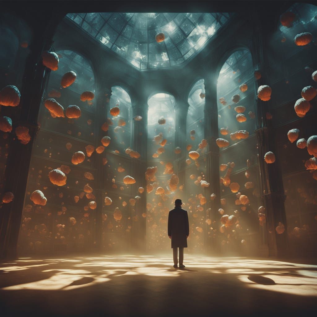 Surreal Dream Hall with Metaphor Entities