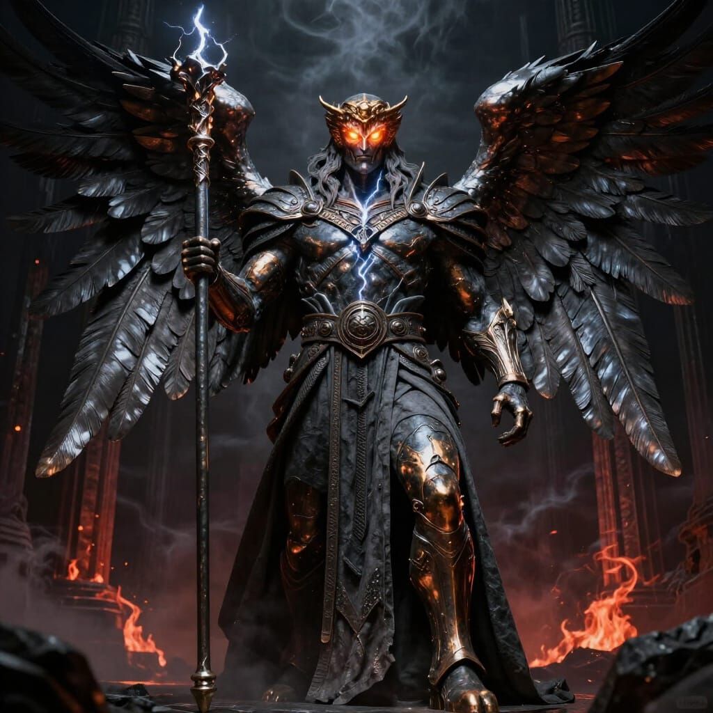 Hutriel Malakh, Angel of Punishment, Rod of God