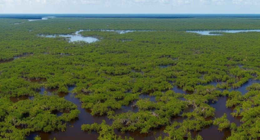 Florida Everglades Swamp Gas Erupts