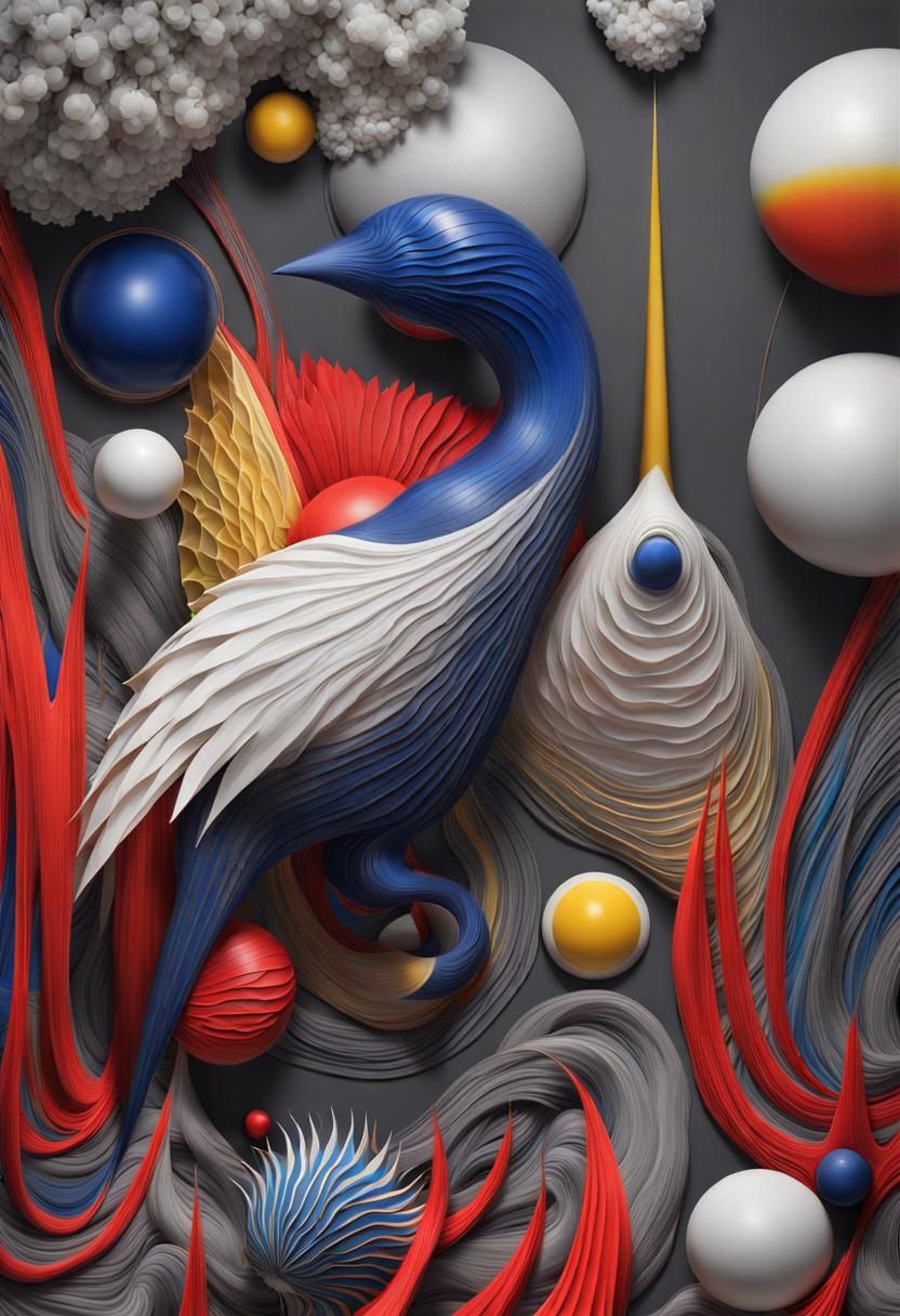 Radically Angular Abstract in Magical Realism Style