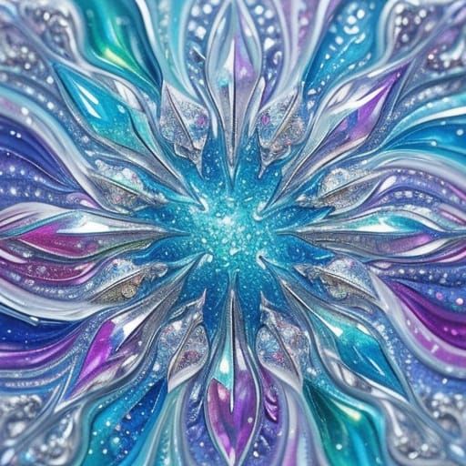 Whimsical Miniature Worlds in Icy Bubbles of Vibrant Color