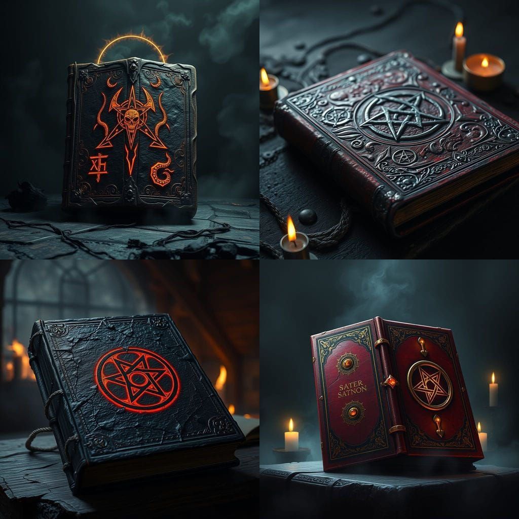 Surreal Satanic Tome Reveals Dark Magic Secrets