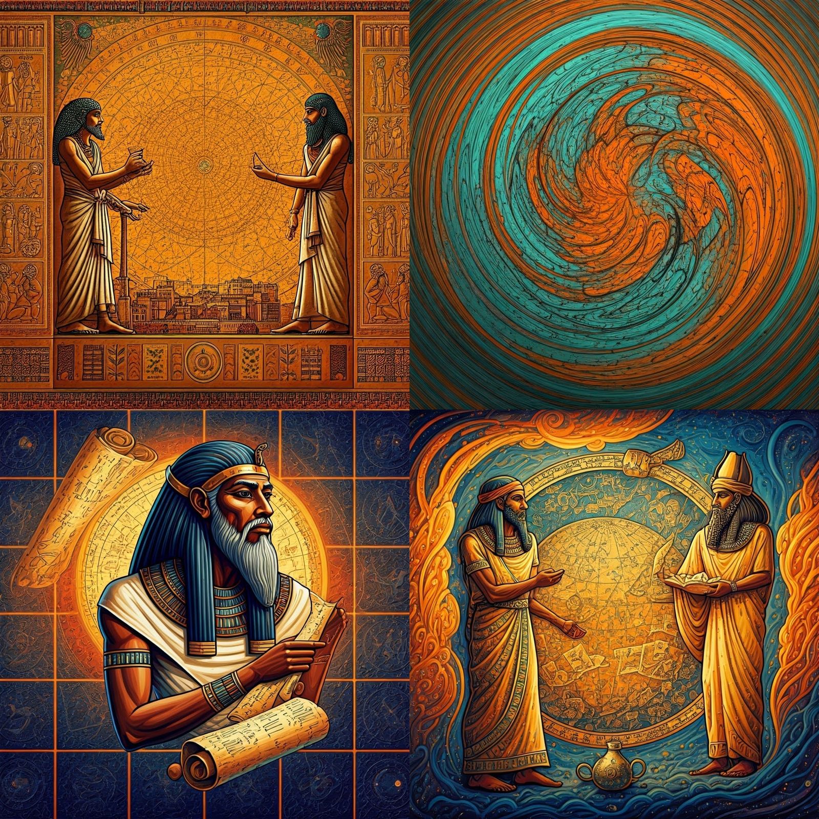 Abstract Art: Ancient Science in Complementary Colors