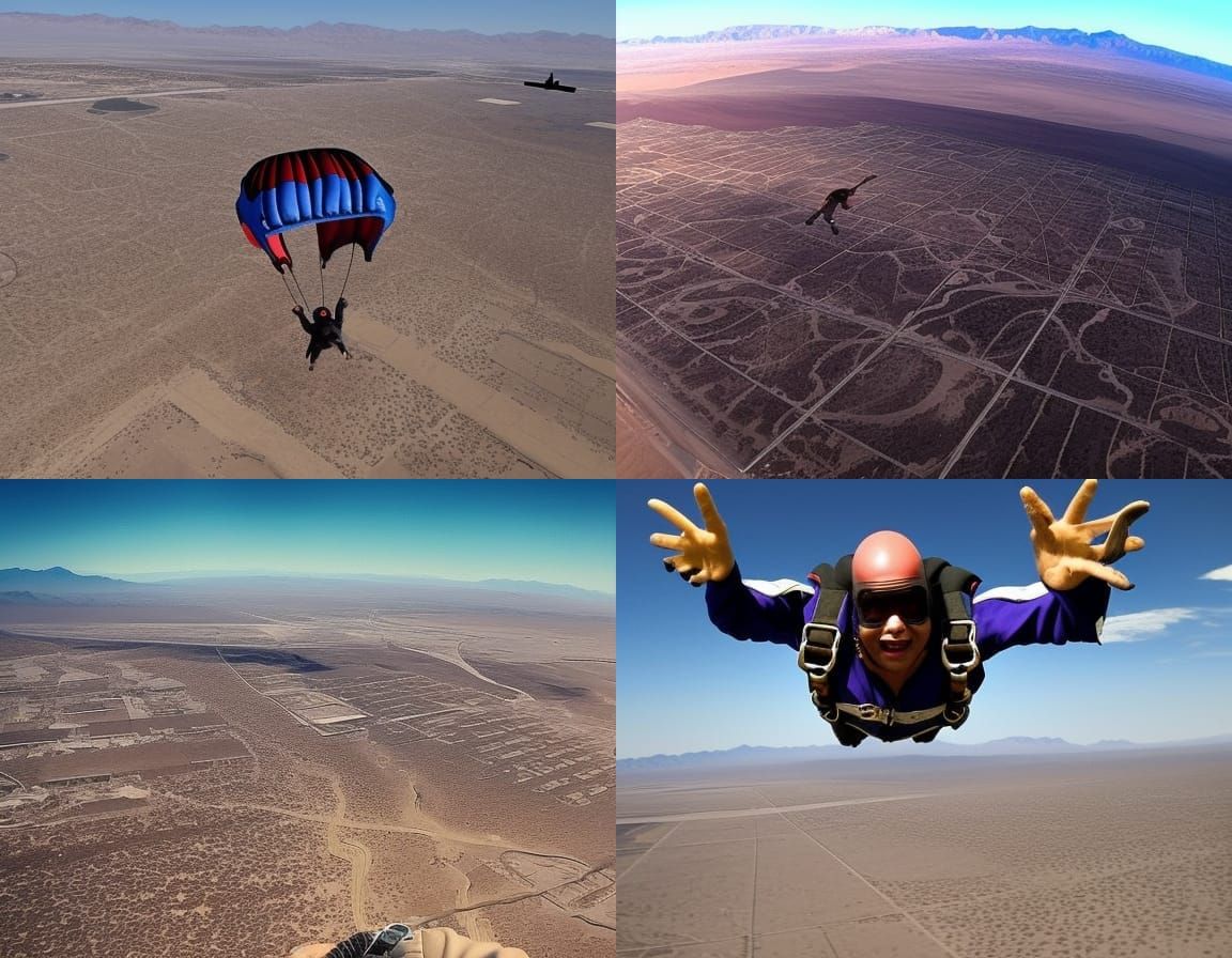 Skydiving Nightmare: Bats Attack Over Las Vegas