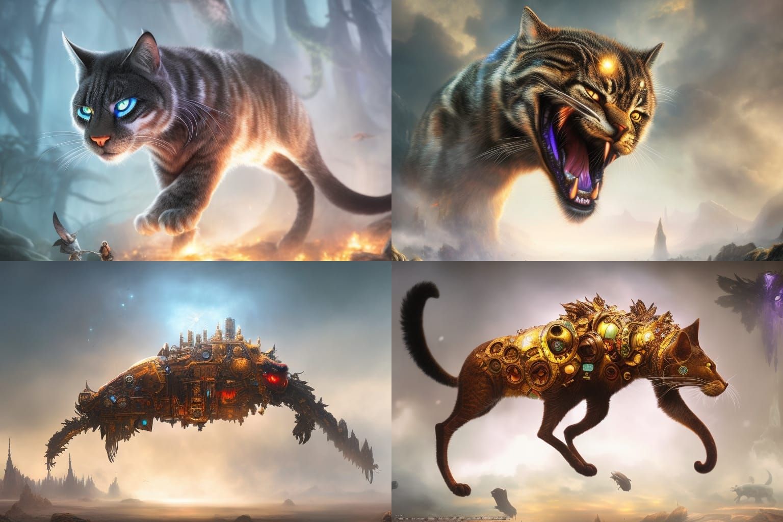 Inter-dimensional Bio-mechanical Feline Machine