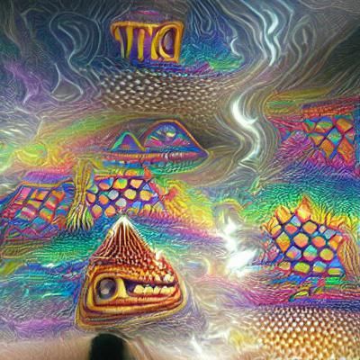 DMT-Inspired Psychedelic Landscape