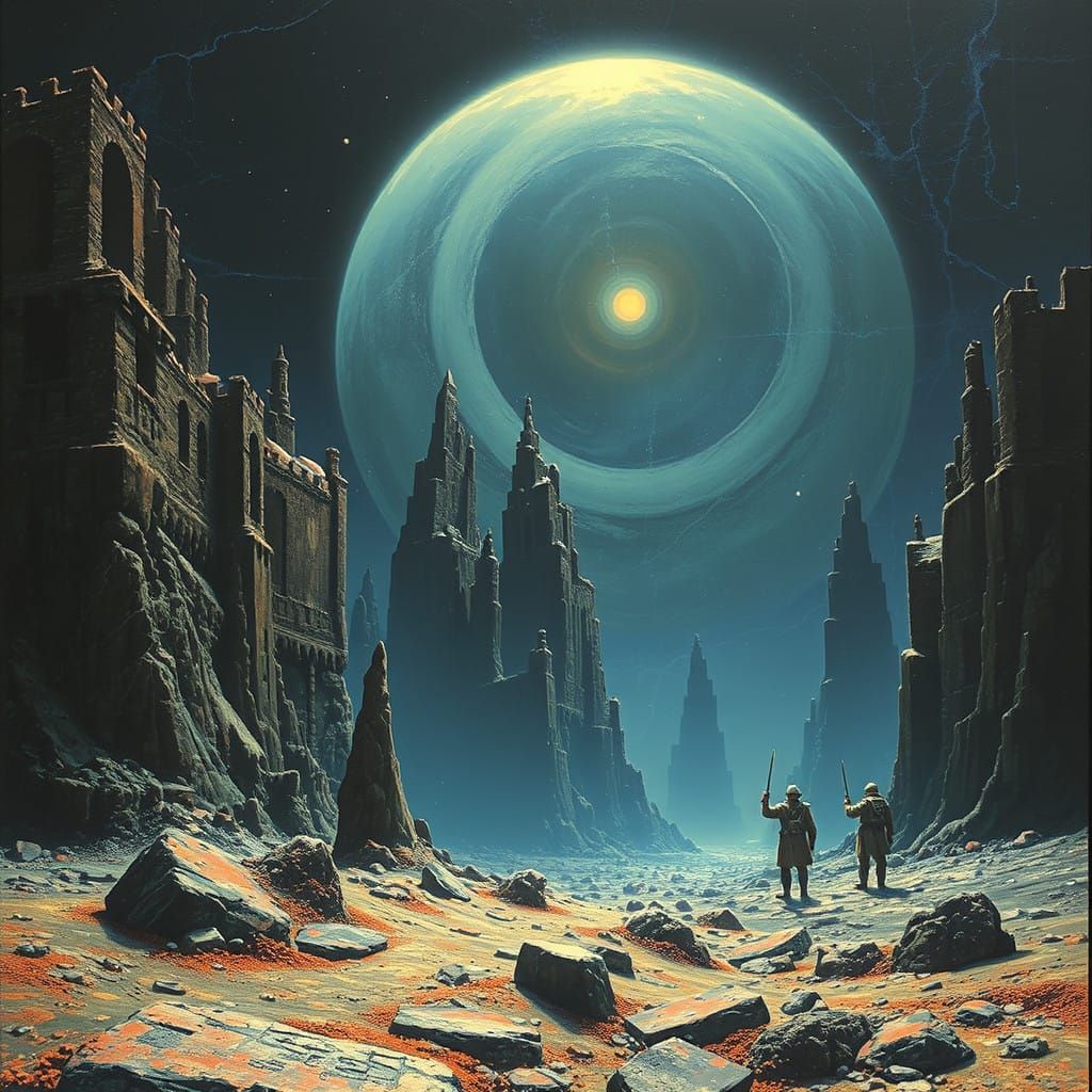 Dark Fantasy Horror Art in a Disturbing Aesthetic