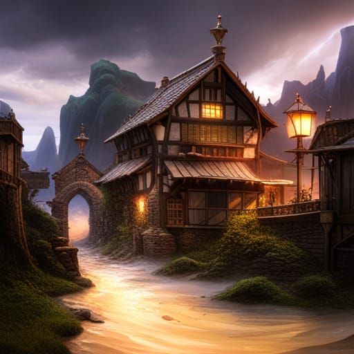 Sinister Fantasy Concept Art in Deep Color