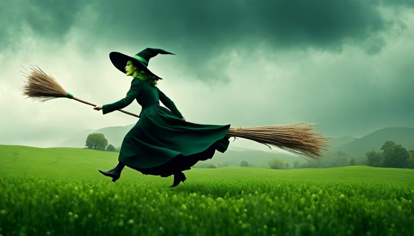 double broom take off!