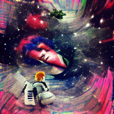 Abstract Space Oddity: Cosmic Journey