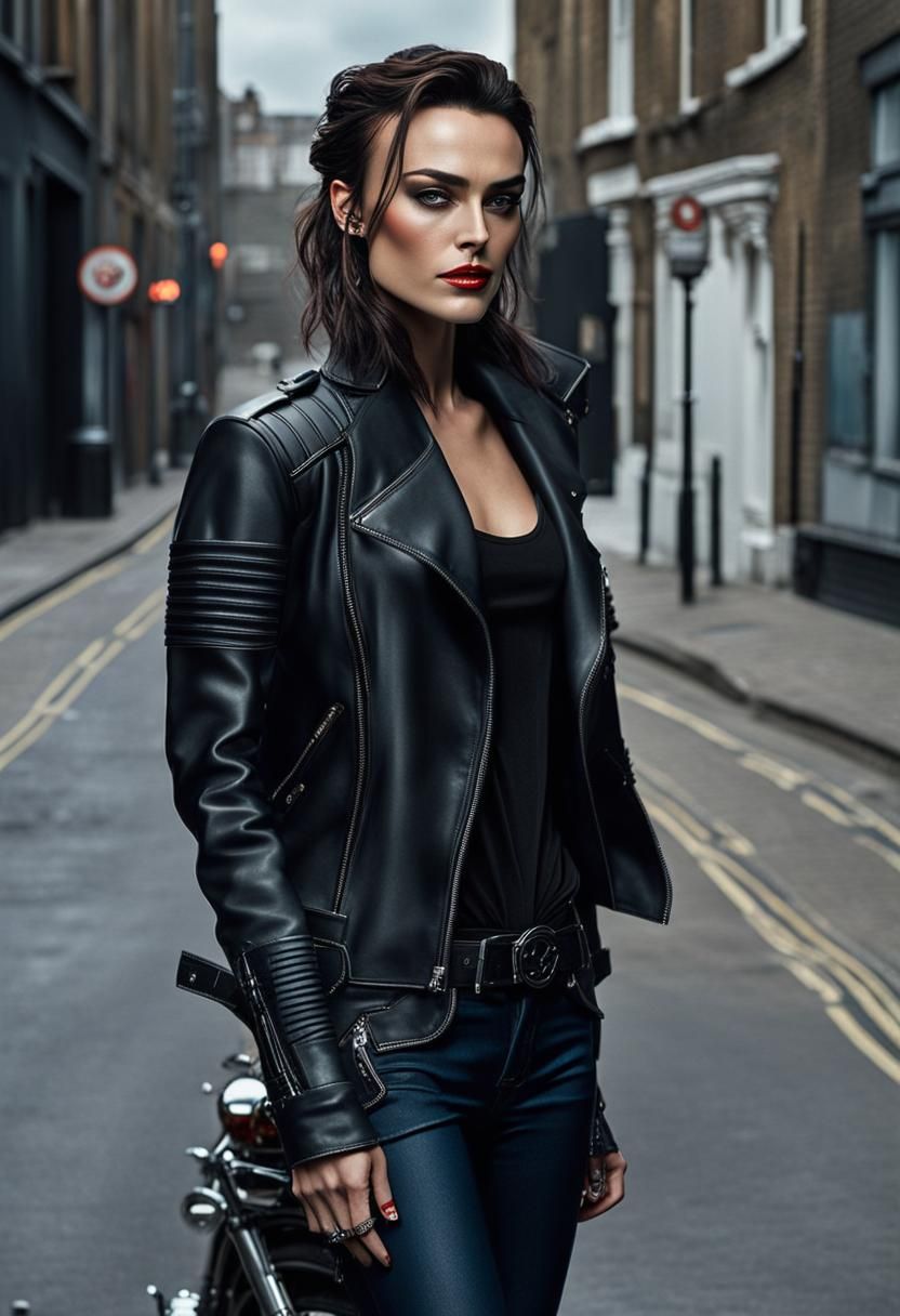 Cyberpunk Rockstar Model in London