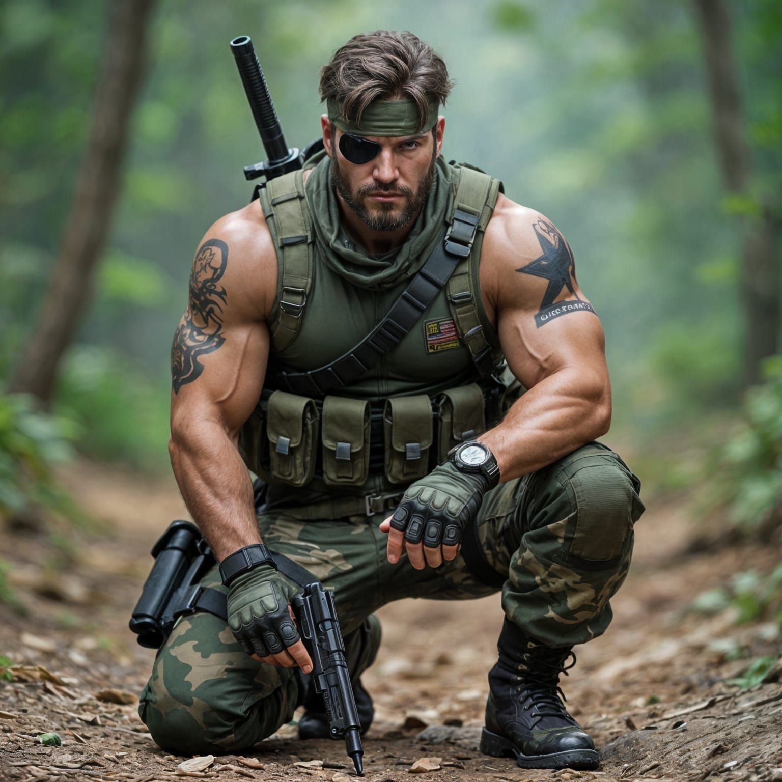 Naked Snake - Metal Gear Solid 3: Snake Eater