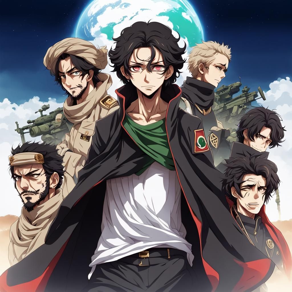 Libya Personified: Anime-Style Key Visual