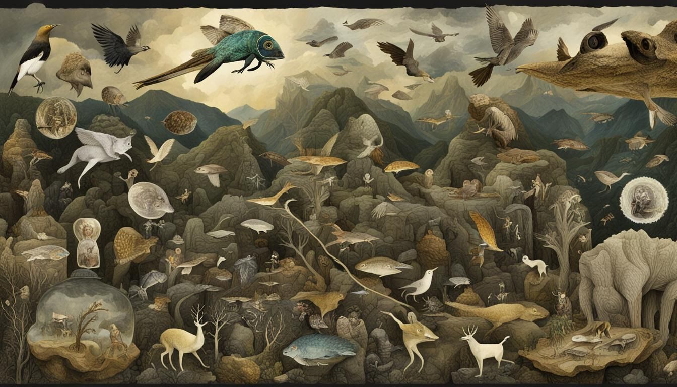 Galactic Starry Night Creation: Mystical Collage