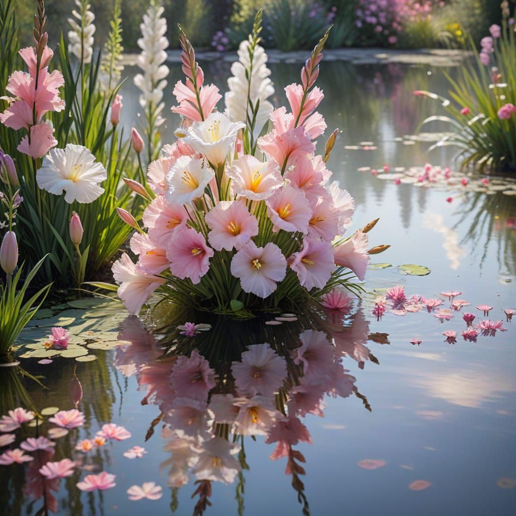 "📌✨️ best Gladiolus and Poppy image✨️📌"it’s hidden floatin...