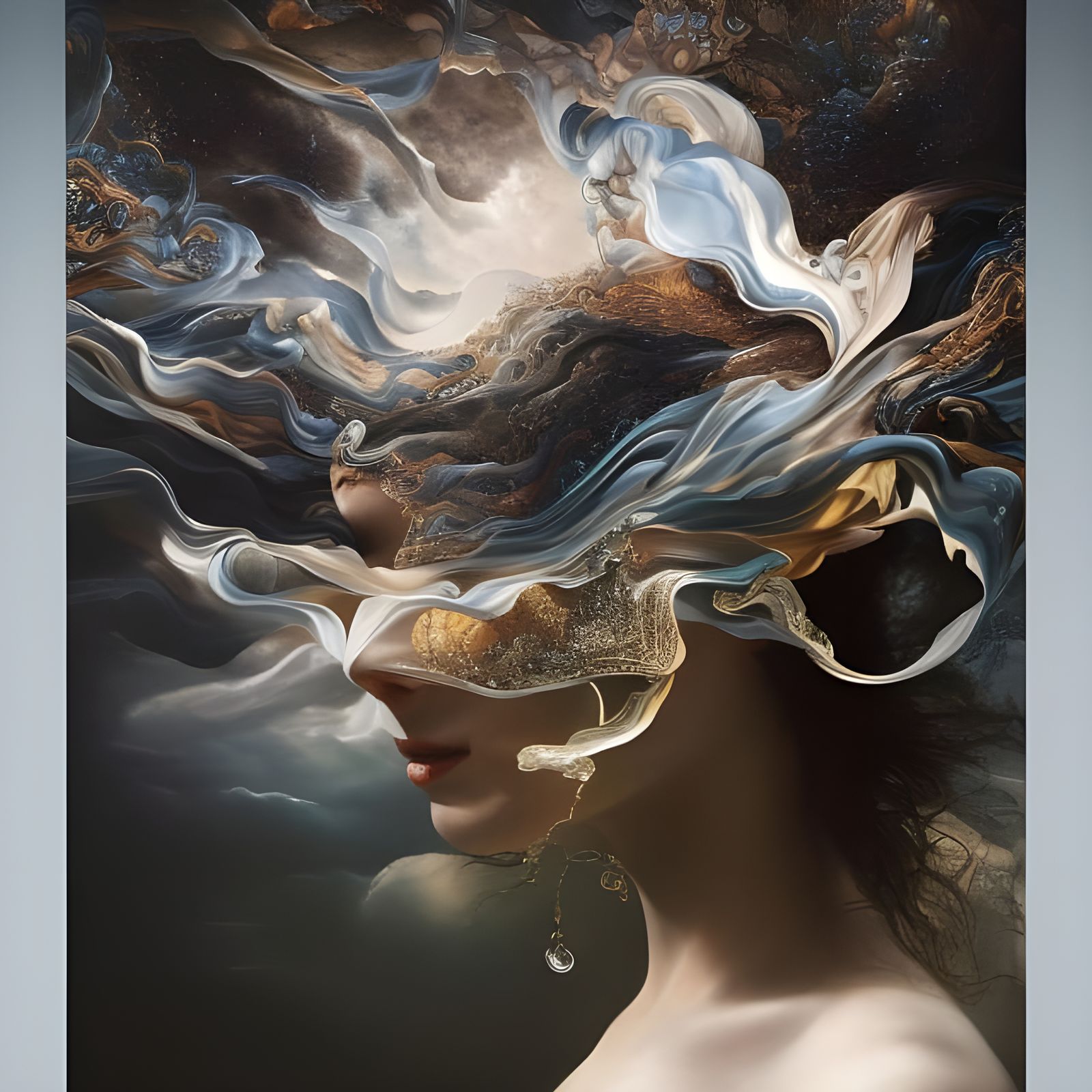 Eldritch Fractal Dreamscape in Ultrarealistic Detail